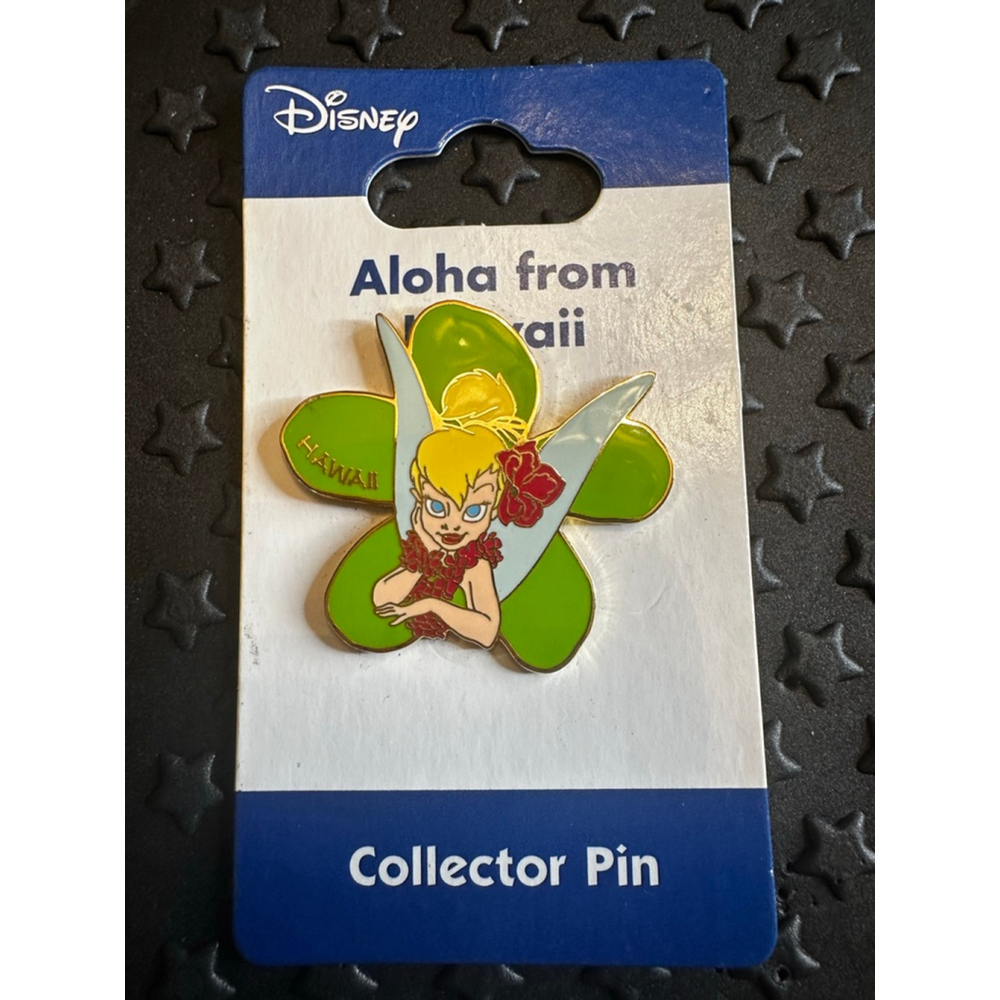 DISNEY - JERRY LEIGH - HAWAII SERIES - TINKER BELL IN GREEN FLOWER NOC #54117
